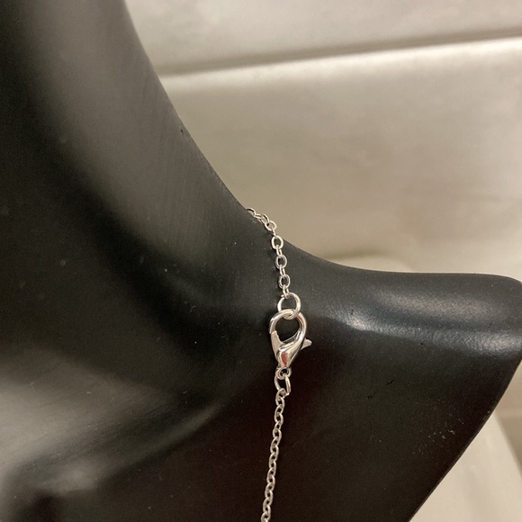 NWOT - New EFFY Silver Tone Necklace & Anchor Charm - Picture 6 of 8